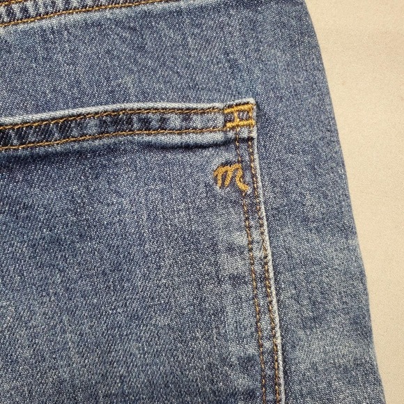 Madewell Jeans Womens 31 Blue High Rise Slim Boyjean Stretch Denim Pants Casual - Picture 8 of 16
